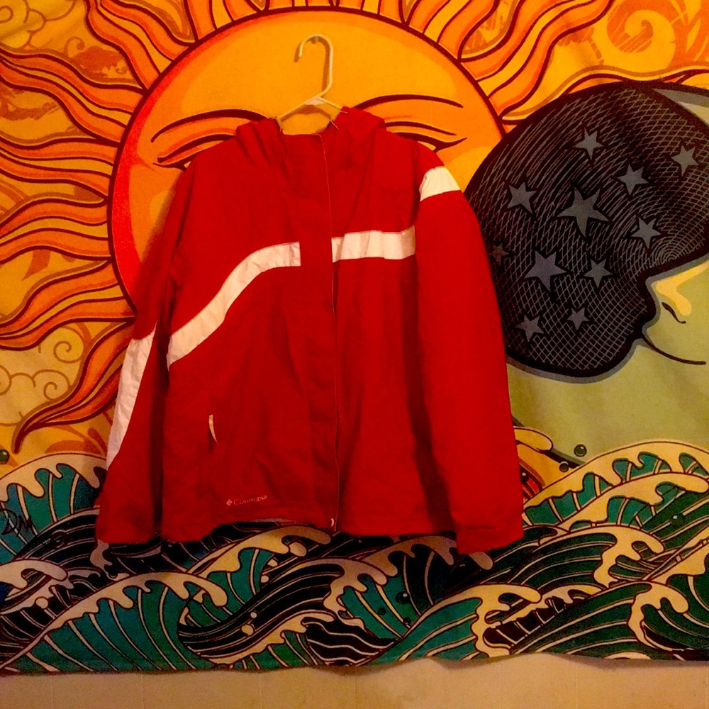 Columbia weatherproof hooded jacket 2X